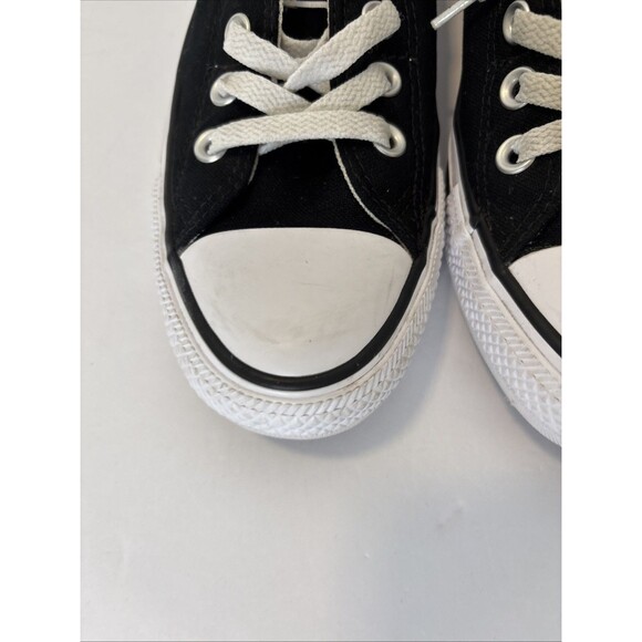Size 7.5 - Converse Chuck Taylor All Star Low Top Black/White - Picture 5 of 14